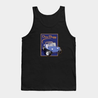 Blue Dune Buggy with Surfboard Front in Box Tank Top